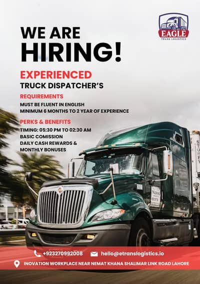 USA Experienced Truck Dispatcher