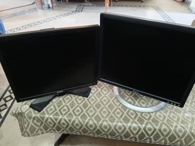 2 lcd monitors for sale