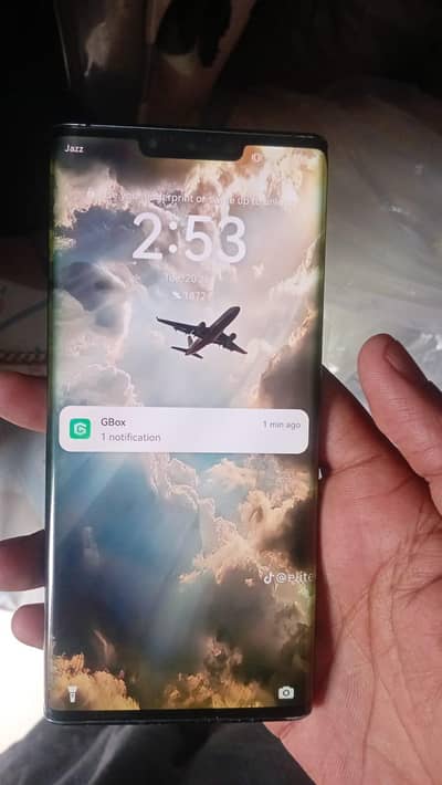 huawei mate 30 pro good cndtn no. dot no line  full. sim. time