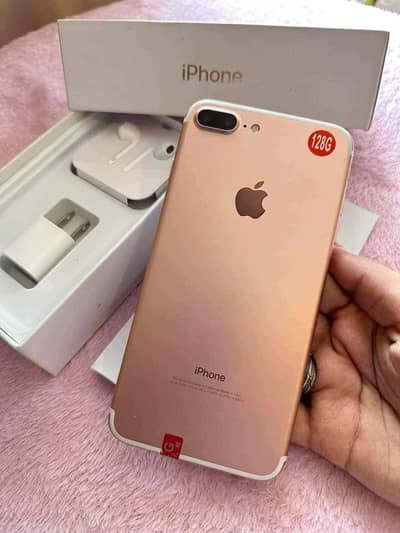 I phone 7 plus 128 GB with box WhatsApp number 0320.3792405