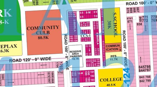 4 Marla Commercial Plot Available For SALE in CCA 1 Phase 8 T Block DHA Lahore