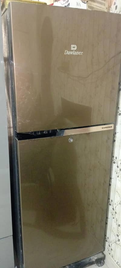 dawlance chrome refrigerator