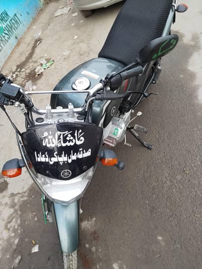 Yamaha ybz125 neat condition total laminated bike  head light addition