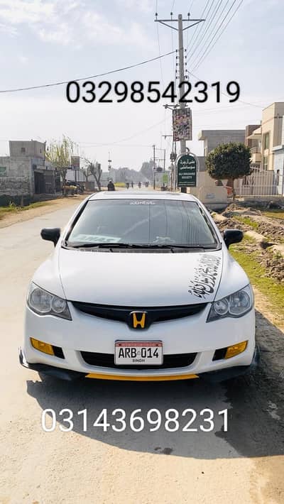 Honda civic reborn 2006 model in good condition and full modified look