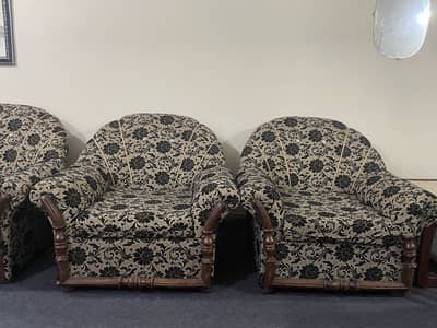 5 seater sofa set sheesham wood