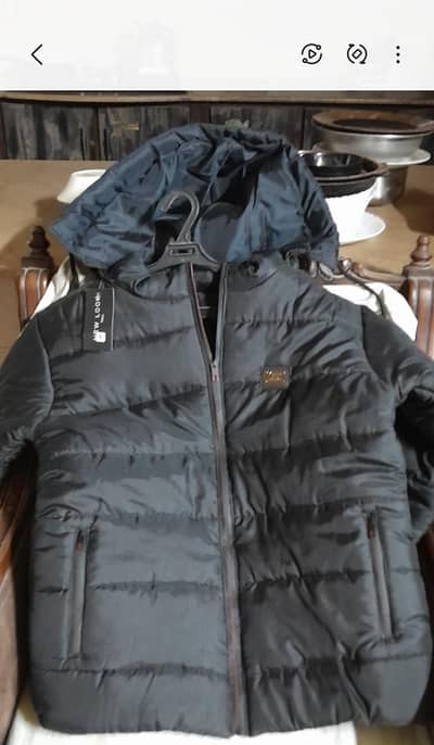 lush blue jacket and sweaters