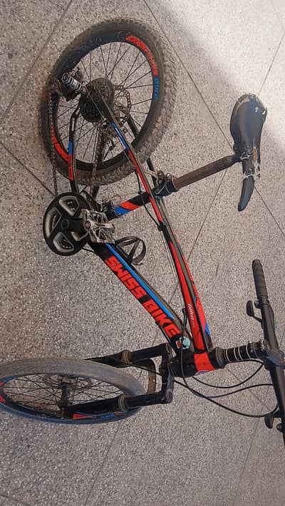 Swiss bike gear cycle