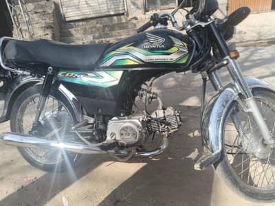 Honda CD-70 Brand New Bike Original 3800 Milage Al-Punjab Registration