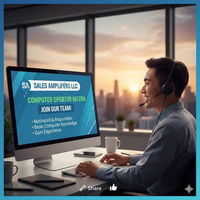 JOB OPPORTUNITY TO START YOUR CAREER. INTERNY REQUIRED MALE/FEMALE