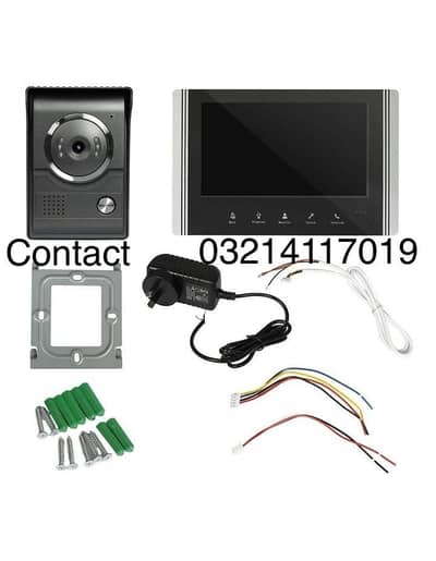 Audio Video Intercom doorbell interphone door lock electric