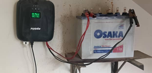 Appolo UPS 1000 watt With Osaka tubular battery