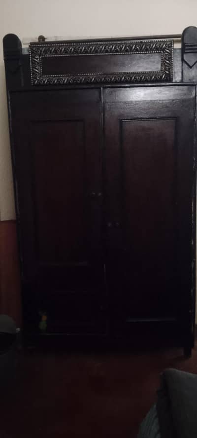 wooden 3 main big compartments cupboards