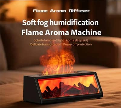 aroma therapy fire place humidifier  with remote