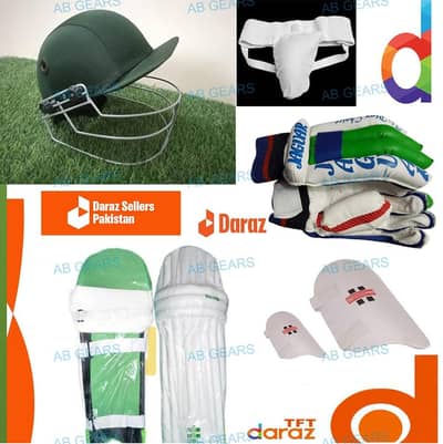 Complete cricket kit(set of 6) items for club and domestic players