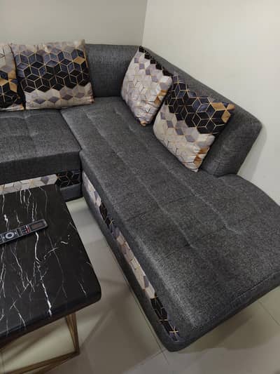 5 seater L shaped sofa