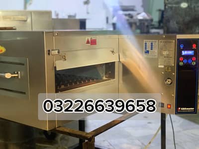 Brand new 18”-G&K master pizza conveyor oven/All machinery available.