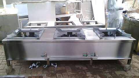 Cooking ranges/Hotel & Cafe kitchen installation/Steel Cooking ranges