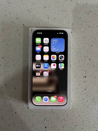 Iphone 16 pro max 256gb with Box PTA Approved