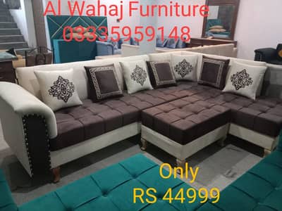 Sofa Set/L Shape Sofa/6 Seater Sofa/Wooden Cornor Sofa/Sofa Cum Bed