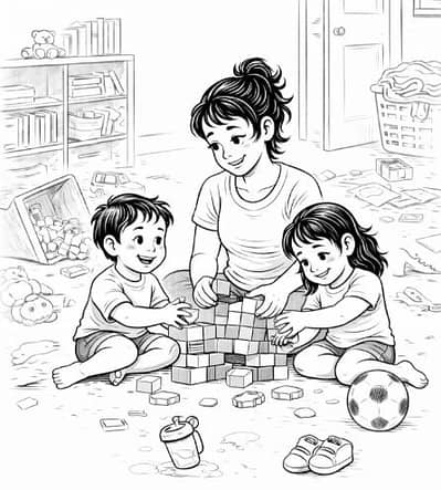 اسکول کے وقت کے بعد بچوں کی دیکھ بھال کے لیے نینی/مددگار کی ضرورت ہے