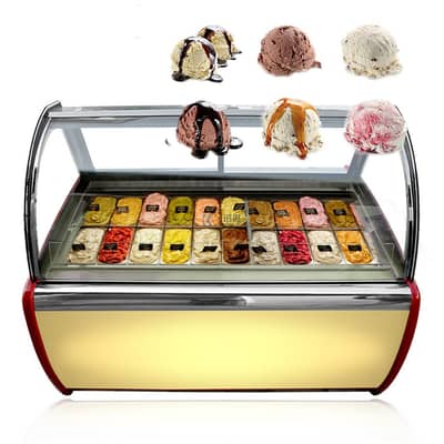 Ice Cream Display Freezer / ICE Cream counter Display Freezer for sale