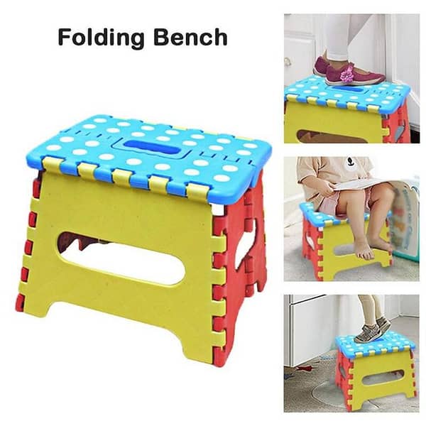 Folding Step Stool – Multi-Purpose Portable Stool for Home, Travel and Outdoor Use