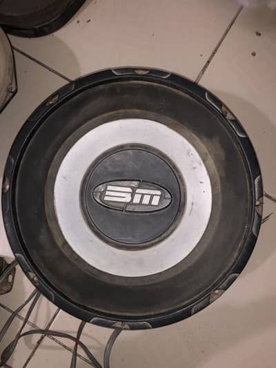 Seavey audio set with 4 channel amplifier and one  woofer