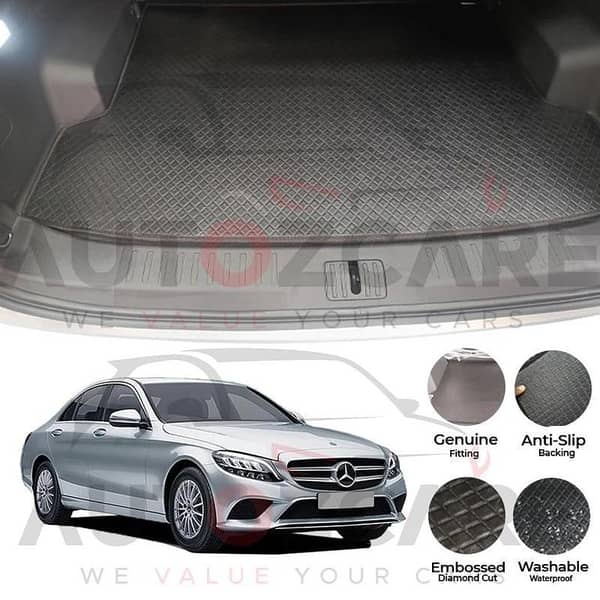 Mercedes C180 China Rexine Custom-Size Trunk Mat - Model 2015-2021