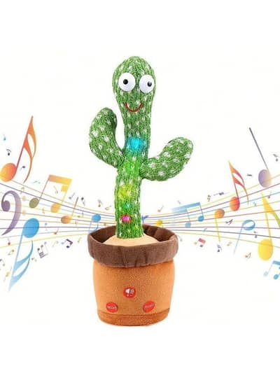 Dancing & Singing Cactus Toy with LED Lights – Fun Musical Toy for Ki