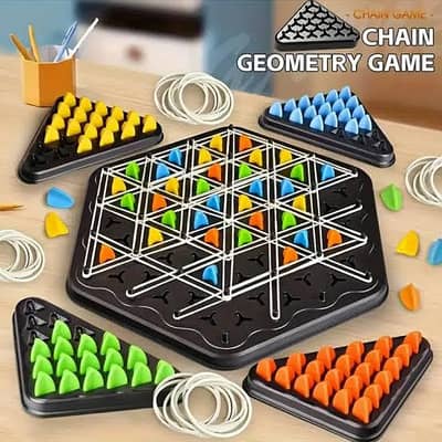Chain Geometry Puzzle Game for Kids – Educational Brain Teaser Toy