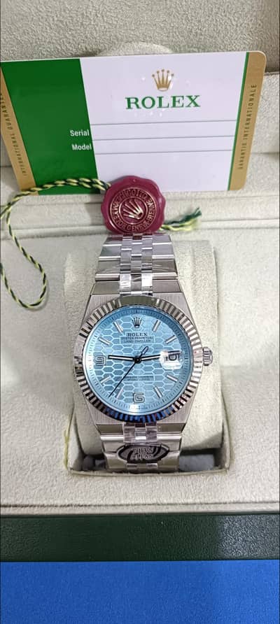 Rolex Land Deweller Color Tiffany