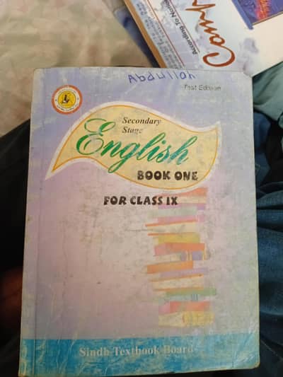 9 class book good condion