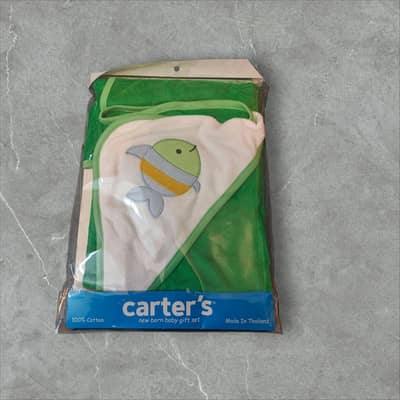 Newborn Baby Hooded Towel – 100% Cotton