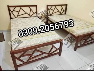 iron single Bed|kids for bed|Dubble bed|Bed set|03092056793