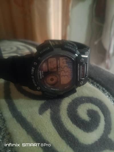 10 days use casio watch