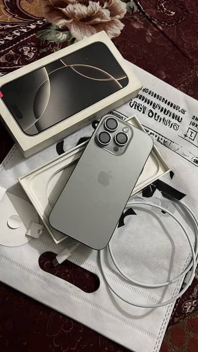 iPhone 16 Pro JV 128GB Natural Titanium – 10/10 Condition