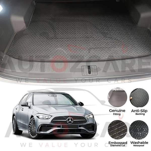 Mercedes C180 China Rexine Custom-Size Trunk Mat - Model 2022-2025