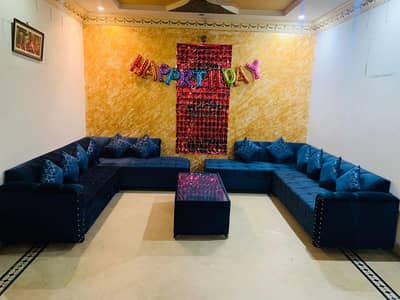 12 seaters L shaped sofa set & Tabel sale in fsd