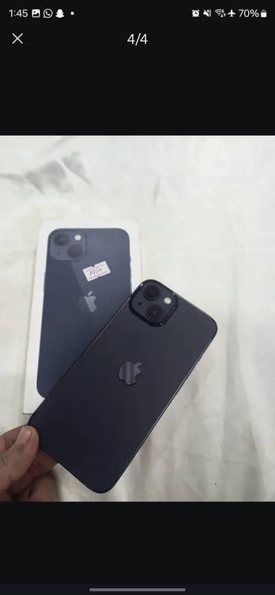 iphone 13jv with box like new  72 thousand final price