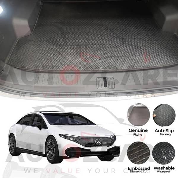Mercedes AMG EQS 450 China Rexine Custom-Size Trunk Mat - Model 2021-2025
