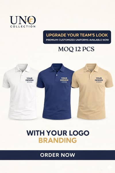 Custom Logo Polo Shirts – Bulk Available