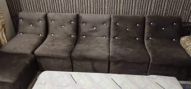 Single Seat Sofa with new Velvet Poshish