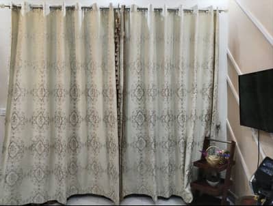 4 large size curtains for sale