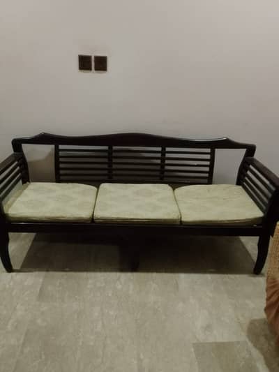 5-Seater Wooden Sofa – Stylish & Sturdy | Rs. 25,000
