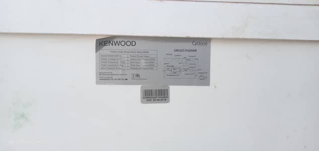 Kenwood Cyclone Washing Mashin and Dryer