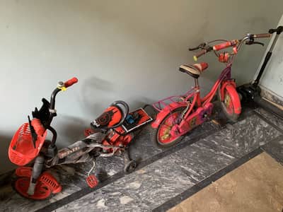 Girl and Boy Cycle Pair