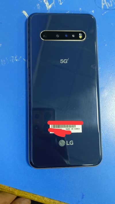 LG V60 Gaming mobile with charger