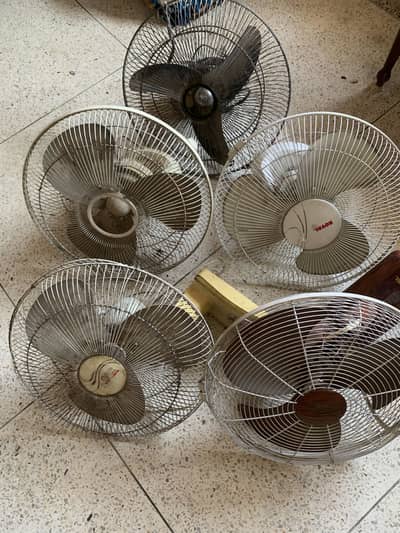 Multiple companies wall fans royal/gfc etc