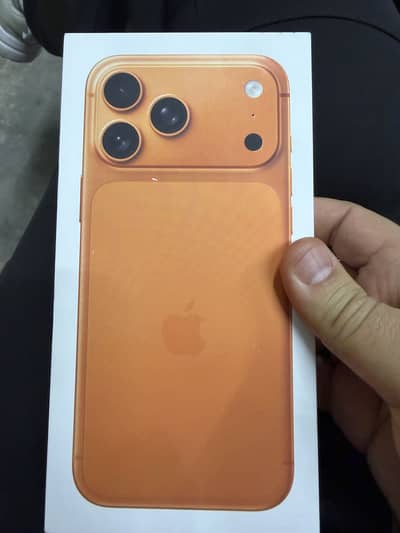 apple iphone 17 pro max 256 gb cosmic orange box pack lla non pta