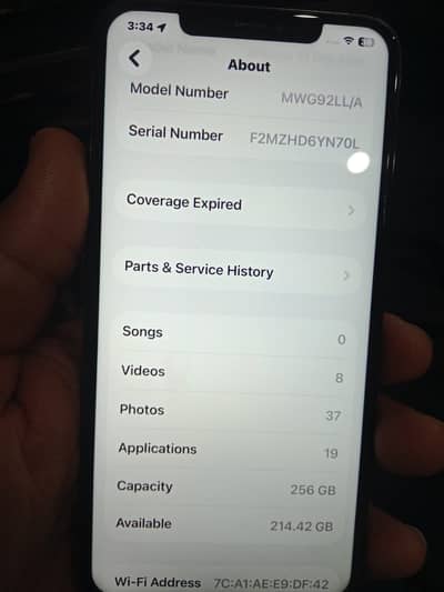 Apple iphone 11 pro max 256